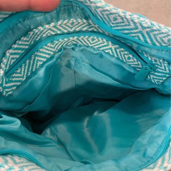 𝅺thirty ONE crossbody. Teal and white. Brand new. Adjustable strap. - Picture 3 of 10
